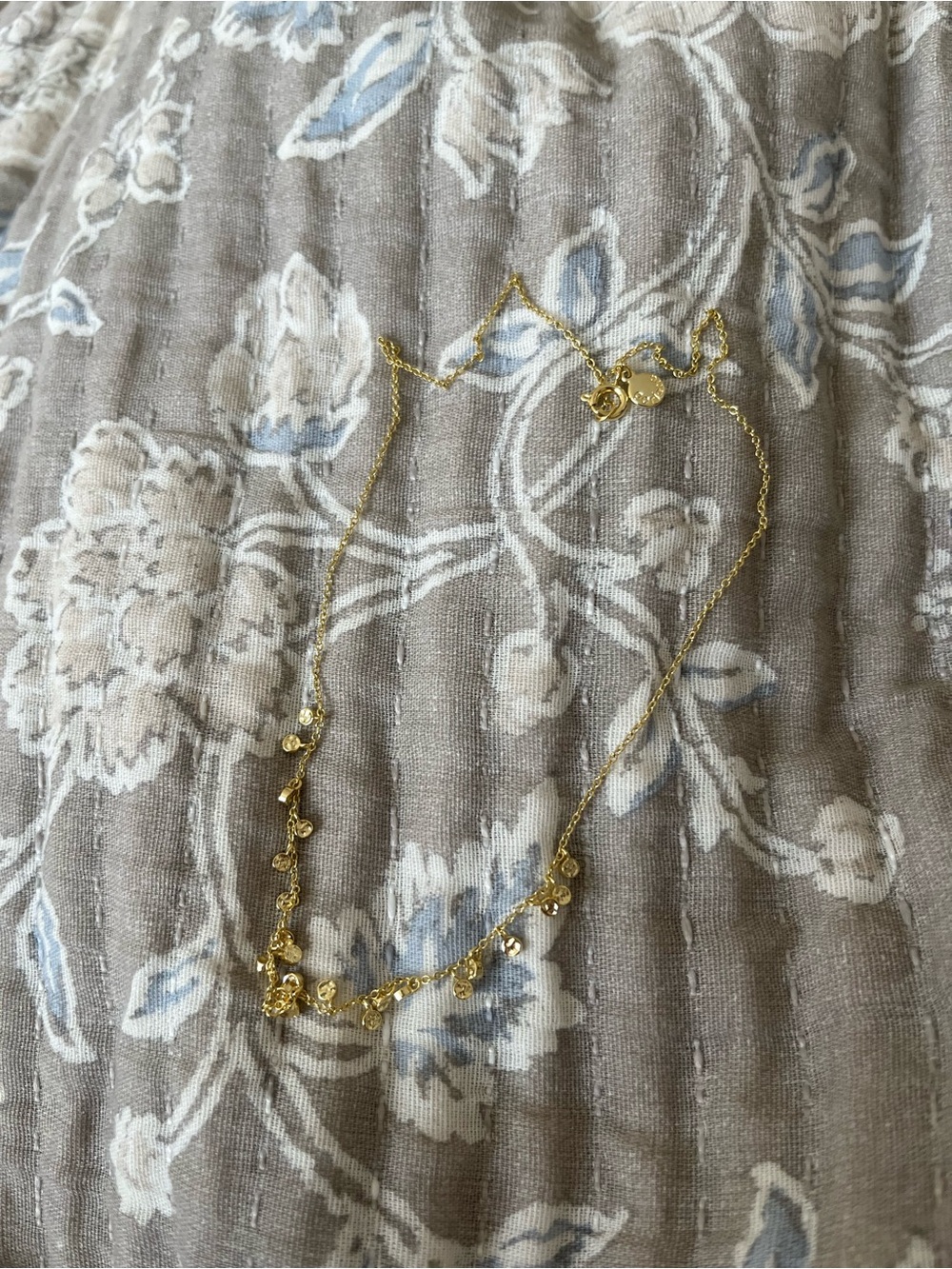 Gorjana Delicate Gold Charm Necklace